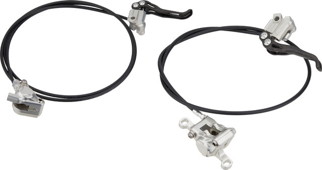 Trickstuff Piccola Carbon f+r set disc brake flatmount / postmount - silver-silver/Set/left/right (side-specific)