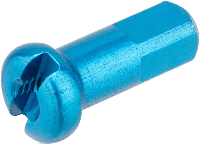 DT Swiss 1.8 mm Aluminium Nipples- 100 pcs. - blue/12 mm