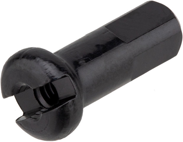 DT Swiss Écrous en Aluminium Pro Lock® 2,0 mm - 100 pièces - noir/12 mm