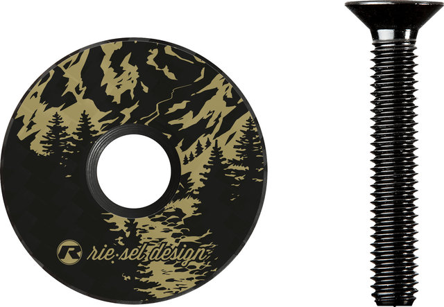 rie:sel design Capuchon de Direction stem:cap 1 1/8" - oak leaves