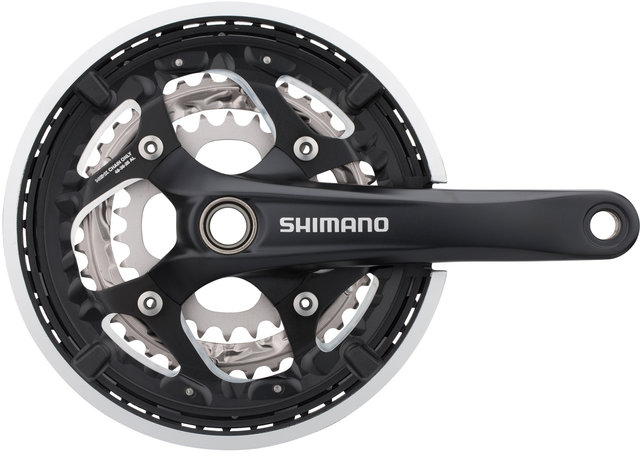 Shimano FC-T551 Crankset w/ Chain Guard - black/175.0 mm 26-36-48