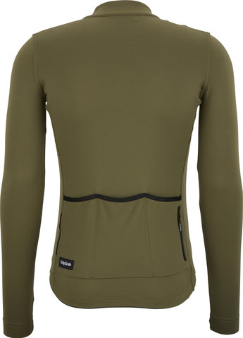 GripGrab EXPLR Merinotech Thermal Long Sleeve Jersey - olive green/M