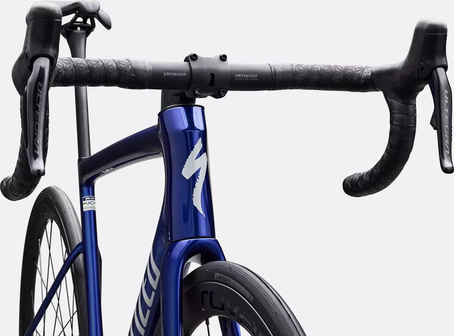 Specialized Vélo de route Tarmac SL8 Expert Di2 28" en carbone - gloss blue majesty metallic-dolomite metallic/170,0 mm/28"/S/47 mm Specialized Vélo de route Tarmac SL8 Expert Di2 28" en carbone - gloss blue majesty metallic-dolomite metallic/170,0 mm/28"/S/47 mm