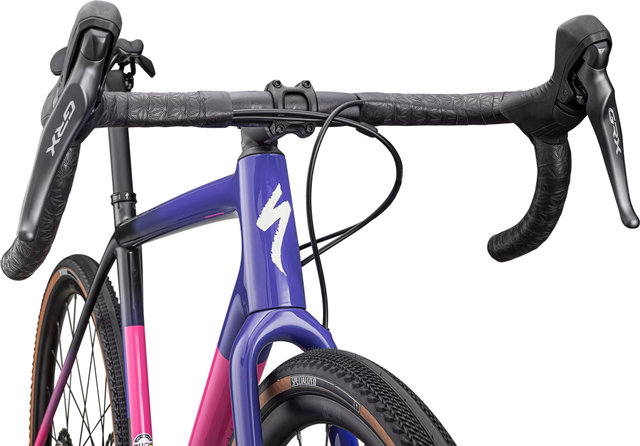 Specialized Crux Comp 28" Gravel Bike - gloss carbon-purple haze-rebel pink-birch/28"/M