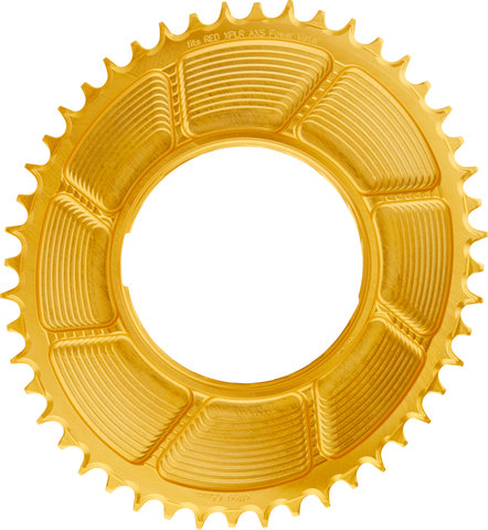 Garbaruk Plato Thread Mount para SRAM RED XPLR AXS PM Oval - gold/48/48 