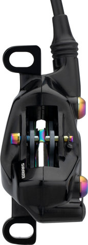 SRAM Freno de disco Level Ultimate Carbon - black anodized-rainbow/Rueda trasera/Flip-Flop (no específico de lado)