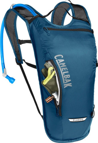 Camelbak Classic Light 4 Trinkrucksack + 2 L Crux Trinkblase - navy-black | 4 l
