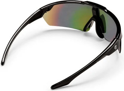 CHPO Soda Brille - shiny black | red mirror