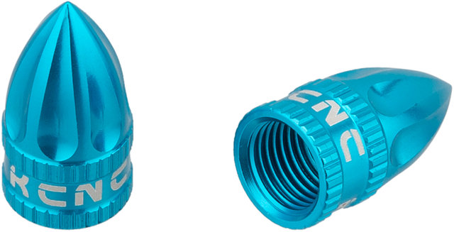 KCNC Valve Caps - blue/Presta (Sclaverand)