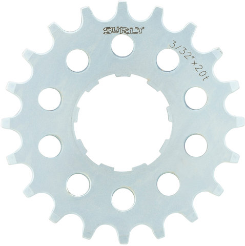 Singlespeed Cassette Cog, 3/32" - silver/20 tooth