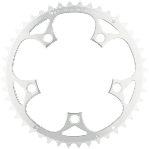 TA Zephyr Chainring, 5-arm, Outer, 110 mm BCD - silver/44 tooth