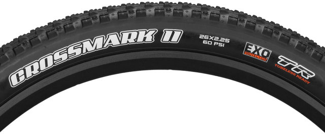 Maxxis Pneu Souple Crossmark II Dual EXO TR 26" - noir/26x2,25