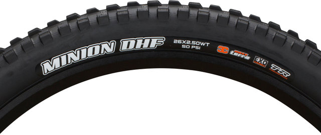 Maxxis Minion DHF 3C MaxxTerra EXO WT TR 26" Folding Tyre - black/26x2.5