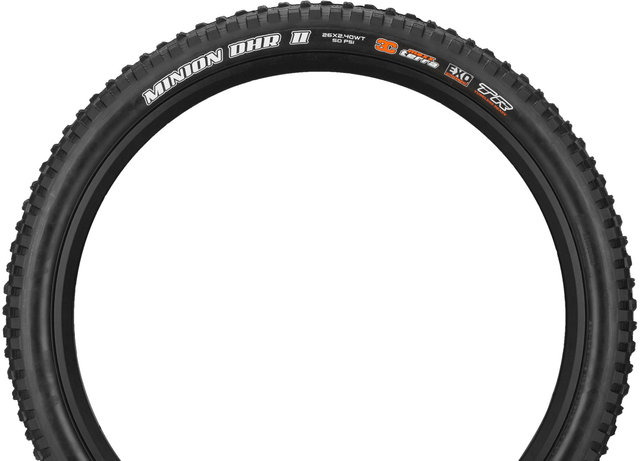 Maxxis Cubierta plegable Minion DHR II 3C MaxxTerra EXO WT TR 26" - negro/26x2,4