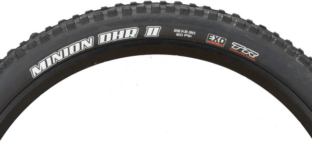 Maxxis Minion DHR II Dual EXO TR 26" Folding Tyre - black/26x2.3