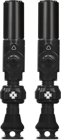 Muc-Off Tubeless Valves Big Bore Hybrid - black/Schrader Valve (AV)/30 mm