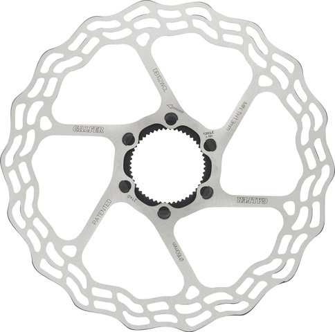GALFER Fixed Disc Wave 1.8 mm Road Center Lock Brake Rotor - silver/160 mm