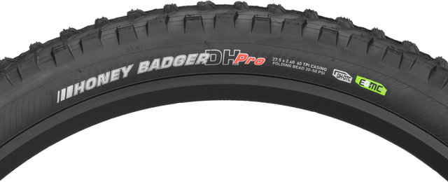 Kenda Honey Badger DH Pro E-Bike 27.5" Folding Tyre - black/27.5x2.4