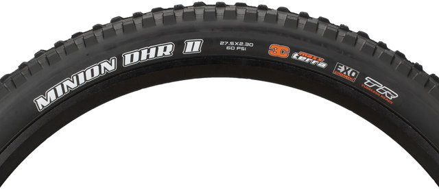 Maxxis Cubierta plegable Minion DHR II 3C MaxxTerra EXO TR 27,5" - negro/27,5x2,3