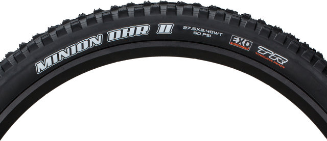 Maxxis Minion DHR II Dual EXO WT TR 27.5" Folding Tyre - black/27.5x2.4