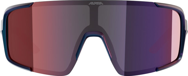 Alpina Lumin Sports Glasses - black purple metallic matt | mirror pink
