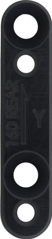 Hope Scheibenbremsadapter für 180 mm Scheibe - black/HR FM 160/180 auf FM 180