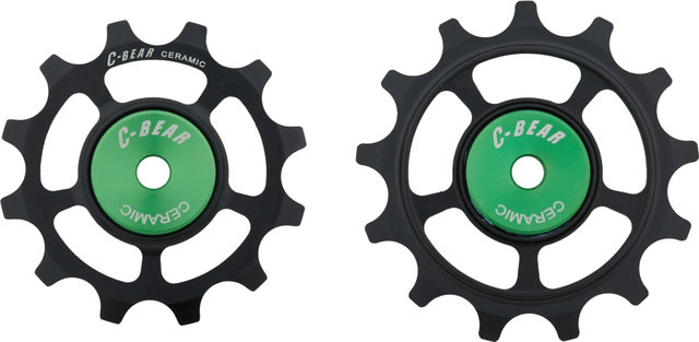 C-BEAR Schalträdchen OCM Shimano Dura-Ace 12-fach - schwarz/14 Zähne (Leitrolle), 16 Zähne (Spannrolle)