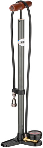 SILCA Pista Plus Floor Pump - dark grey/universal