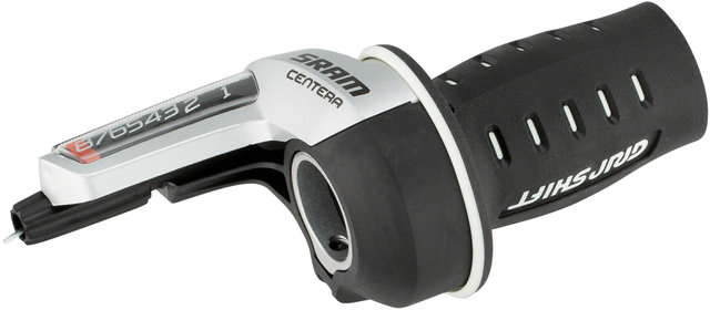 SRAM Puño de cambios giratorio Centera - negro-plata/8 velocidades