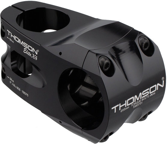 Potence Elite X4 1 1/8" 35 mm - noir/50 mm 0°