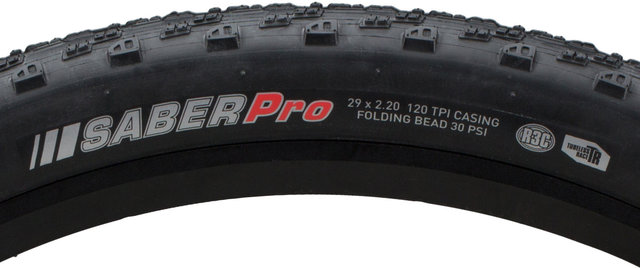 Cubierta plegable Saber Pro TR 29" - black/29x2,2