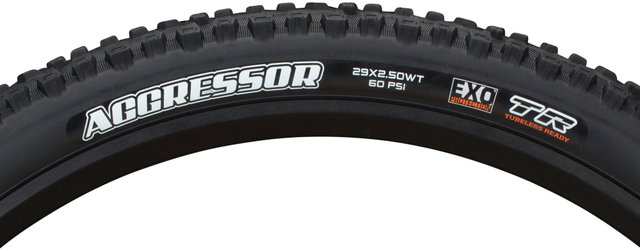 Maxxis Cubierta plegable Aggressor Dual EXO Protection WT TR 29" - negro/29x2,5