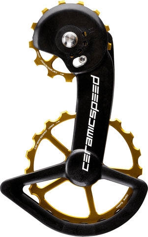 CeramicSpeed OSPW X Coated derailleur pulley system for Shimano GRX 2x12-speed - gold