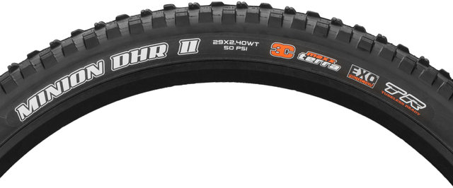 Maxxis Pneu Souple Minion DHR II 3C MaxxTerra EXO WT TR 29" - noir/29x2,4