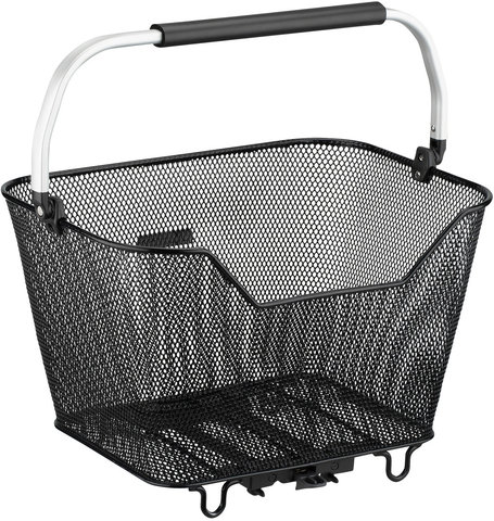 Racktime Bask-it Deluxe Bicycle Basket - black/23 litres