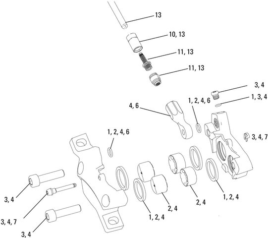 Avid Spare Parts Code / Code R Brake Caliper (2011-2017) - 2/universal