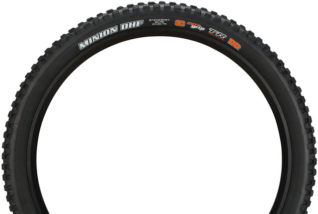 Maxxis Minion DHF 3C MaxxGrip DD WT TR 27.5" Folding Tyre - black/27.5x2.5