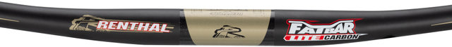 Renthal Manillar Fatbar Lite Carbon 31.8 Zero Rise Flat - carbon-gold/780 mm 9°