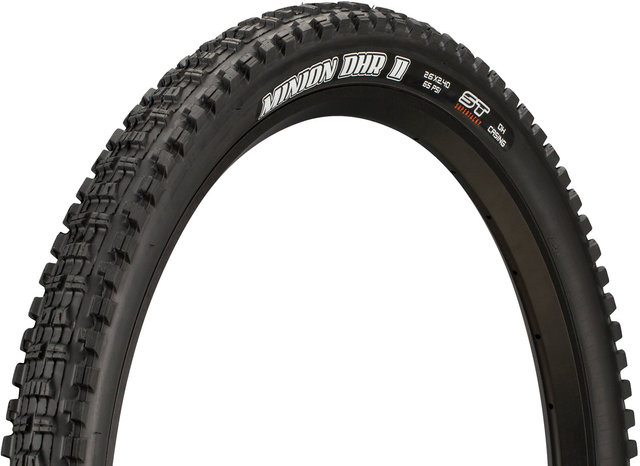 Maxxis Minion DHR II SuperTacky / MaxxPro 26" Wired Tyre Set - black/26x2.4