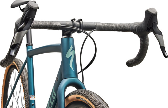 Specialized Vélo de gravel Crux DSW Comp 28" - emerald metallic-fjord metallic | 165,0 mm | XS | 28" | 50 mm