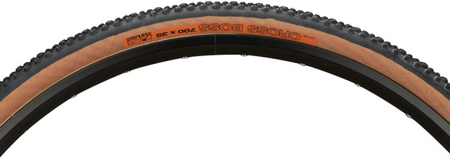 Cross Boss TCS Light Fast Rolling 28" Folding Tyre - black-brown/35-622 (700x35c)