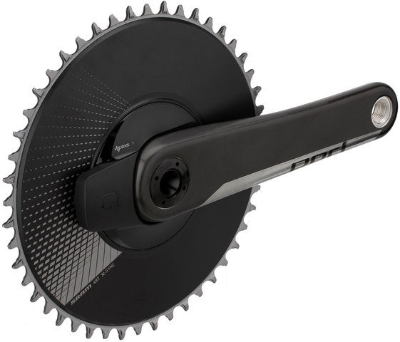 QUARQ Red 1 AXS Aero DUB Powermeter Carbon Kurbelgarnitur - black/172,5 mm 48 Zähne