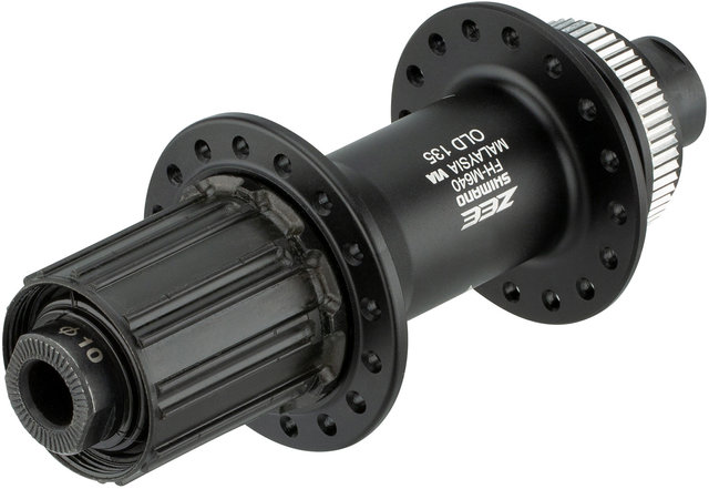 Shimano Buje RT ZEE FH-M640 Disc Center Lock para ejes pasantes de 10 mm - negro/32 agujeros