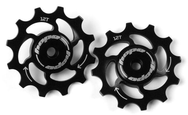 Hope Galets de Dérailleur Jockey Wheels 11 vitesses - black/12 dents