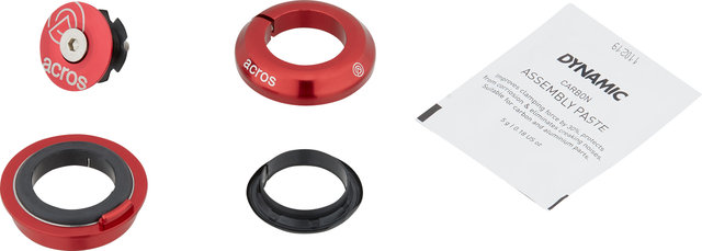 Acros Blocklock ZS44/28,6 Steuersatz Oberteil für 164° Lenkeinschlag - rot/ZS44/28,6