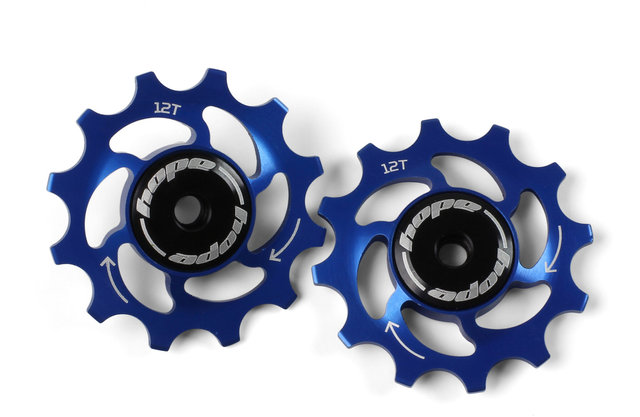 Hope 11-speed Jockey Wheels Derailleur Pulleys - blue/12 tooth