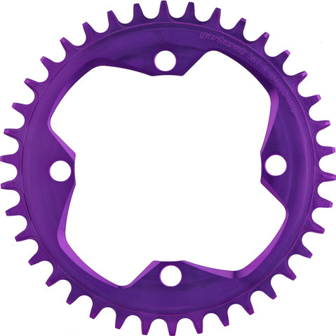 Garbaruk Kettenblatt Round 104 mm Lochkreis 1-fach - violet/38 Z