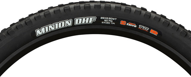 Maxxis Pneu Souple Minion DHF 3C MaxxTerra DD WT TR 29" - noir/29x2,5