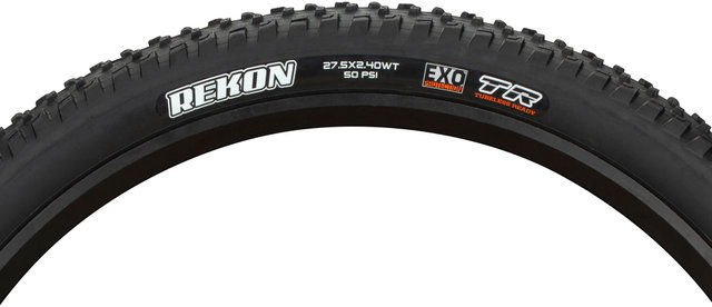 Maxxis Rekon Dual EXO WT TR 27.5" Folding Tyre - black/27.5x2.4