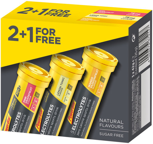 5Electrolytes Sports Drink Tabs - 2 +1 Multi-pack - mixed/126 g